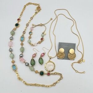 Vintage TALBOTS Jewelry Lot 4 Necklace 2 Bracelet 1 Earrings 2